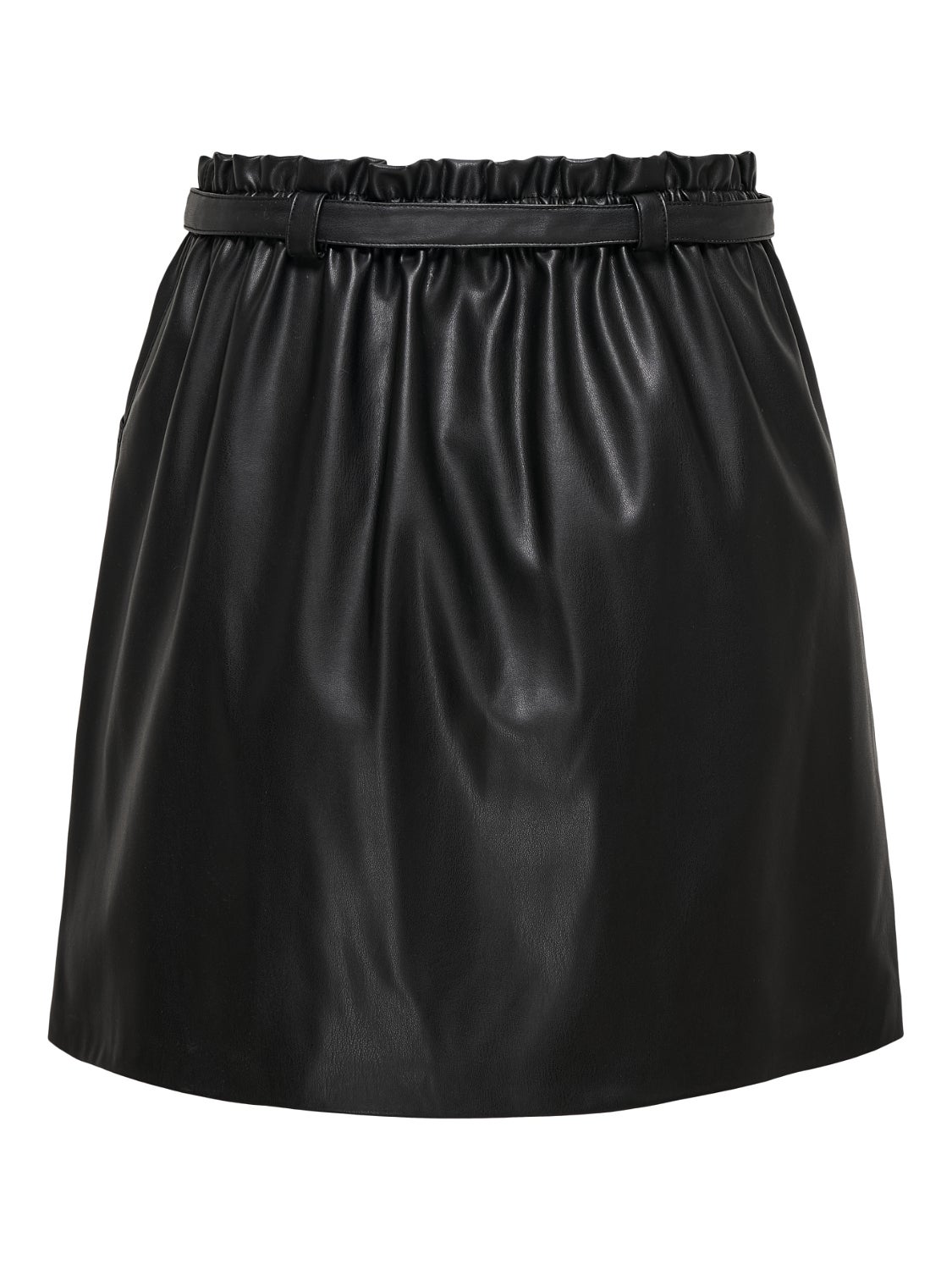 Pleather skirt outlet wash