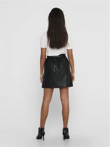 ONLY Faux leather Skirt -Black - 15229099