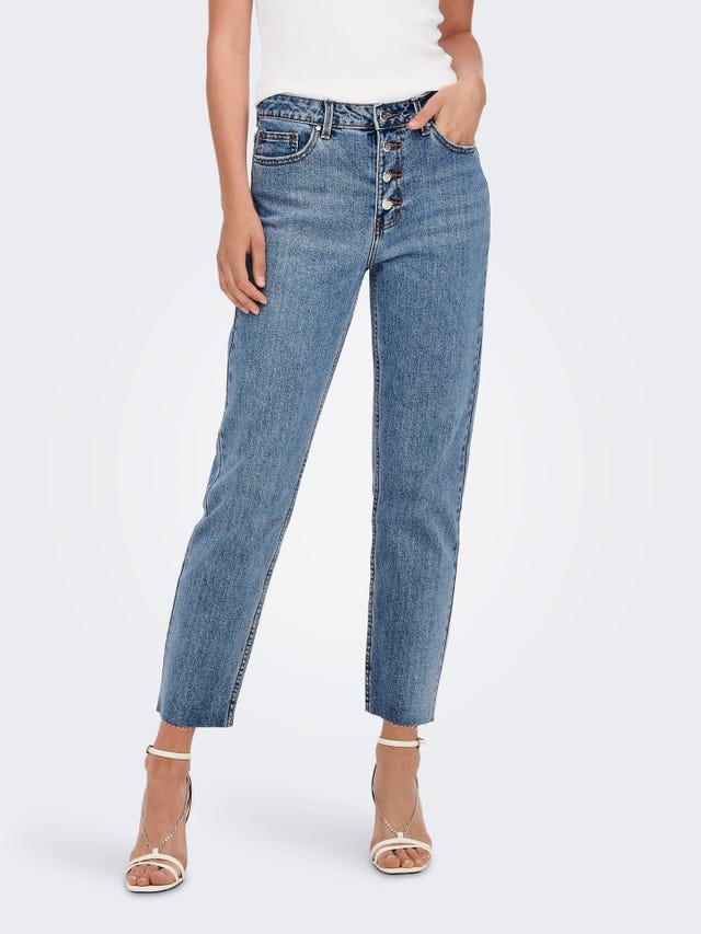 ONLY ONLEmily life hw cropped Straight fit jeans - 15229737