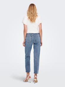 ONLY ONLEmily life hw cropped Straight fit-jeans -Light Blue Denim - 15229737