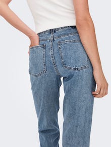 ONLY ONLEmily life hw cropped Jeans straight fit -Light Blue Denim - 15229737