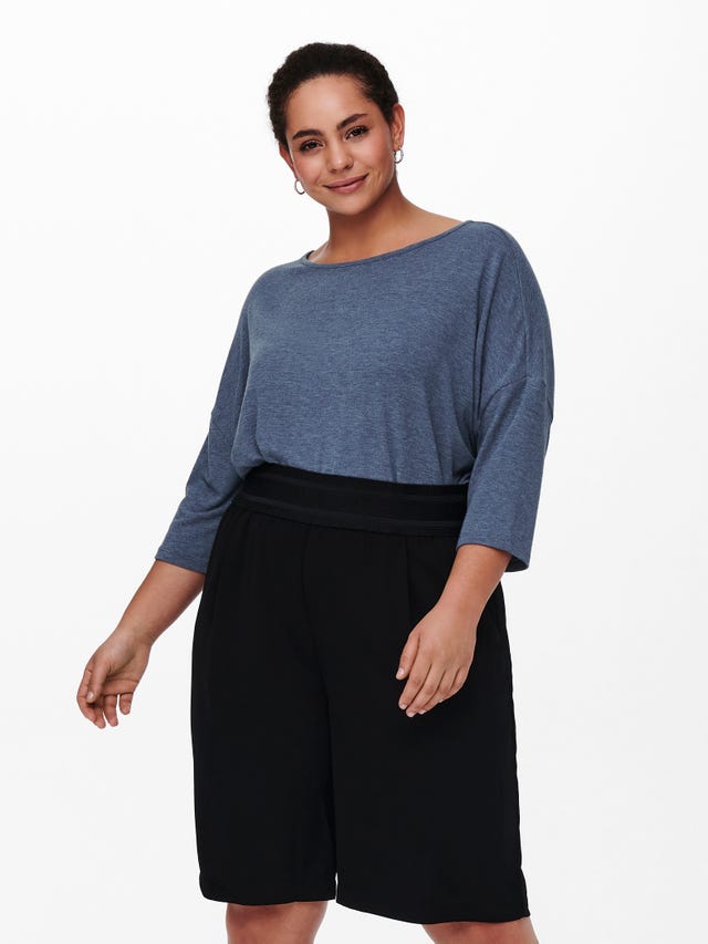 ONLY Curvy loose fit Topp med 3/4 ermer - 15229806
