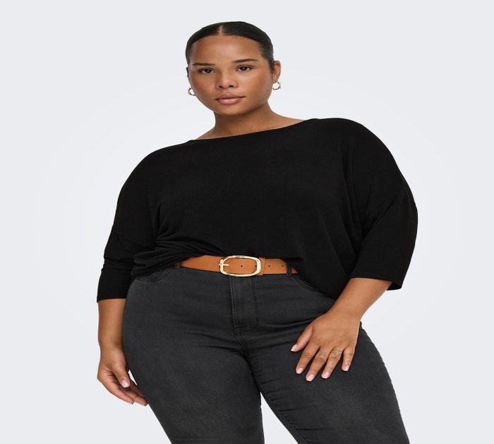 Laura Scott Shirt met 3/4-mouwen casual pasvorm, ronde hals, elastisch materiaal bestel je bij Laura Scott Shirt met 3/4-mouwen casual pasvorm, ronde hals, elastisch materiaal bestel je bij