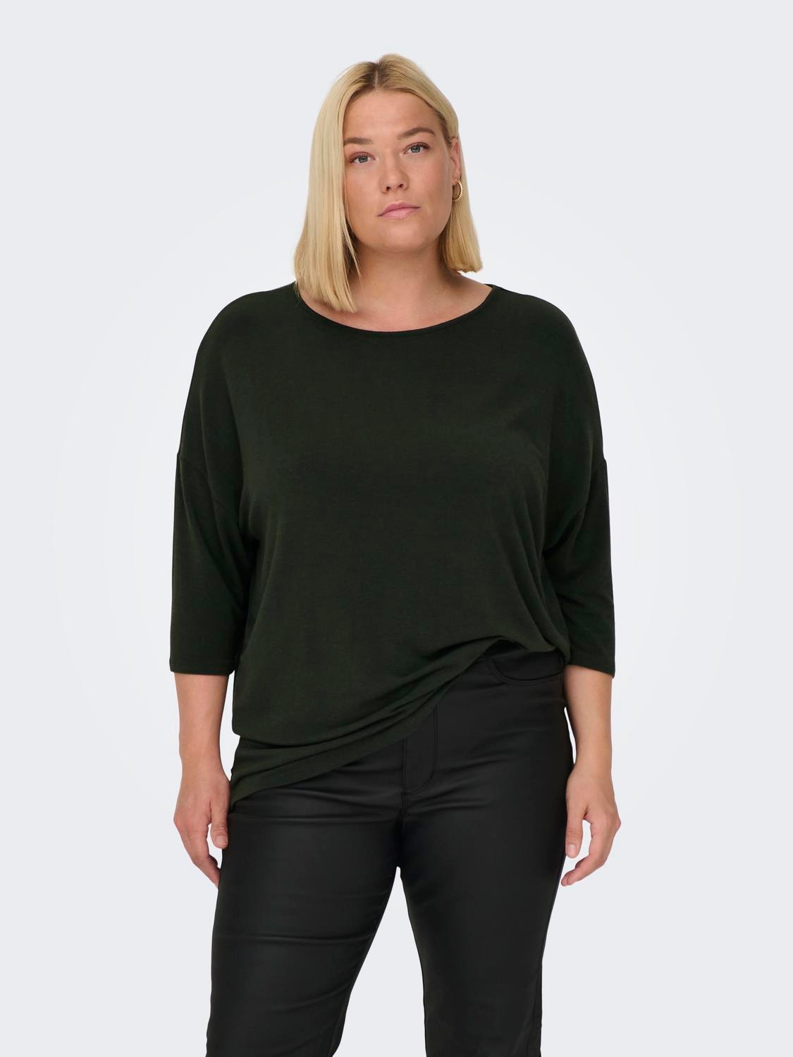 ONLY Tops Regular Fit Col rond Épaules tombantes -Rosin - 15229806
