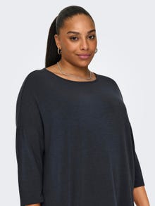 ONLY Curvy loose fit Top met 3/4 mouwen -Blue Graphite - 15229806