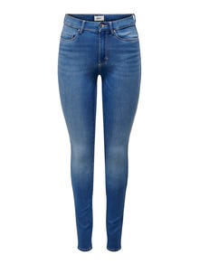 ONLY ONLROYAL High waist Skinny Fit Jeans -Light Medium Blue Denim - 15229831