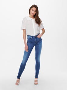 ONLY ONLROYAL LIFE HW Skinny fit jeans -Light Medium Blue Denim - 15229831