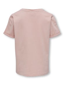 ONLY Statement-print T-skjorte -Rose Smoke - 15229871