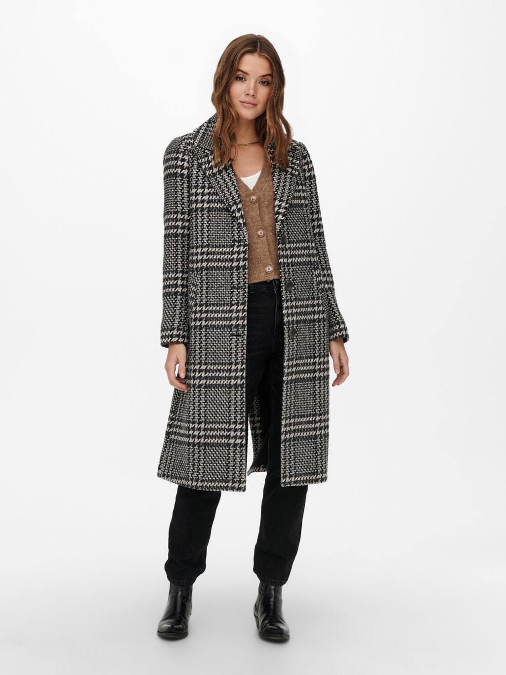 Check wool Coat with 40% discount! | ONLY®