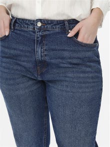 ONLY Mom fit Regular waist Jeans -Dark Blue Denim - 15229898
