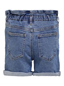 ONLY KONCuba paperbag Denim shorts -Medium Blue Denim - 15229962