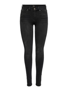 ONLY ONLAnne life mid Skinny fit-jeans -Black - 15230042