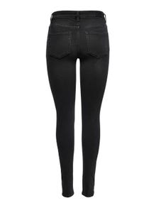 ONLY Skinny Fit Mittlere Taille Jeans -Black - 15230042