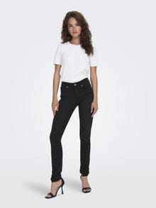 ONLY ONLAnne life mid Skinny fit-jeans -Black - 15230042