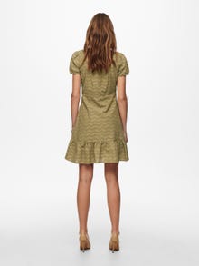 ONLY Regular Fit Square neck Short dress -Elmwood - 15230045