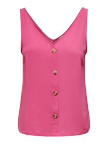 ONLY Knoopdetail Top -Carmine Rose - 15230066