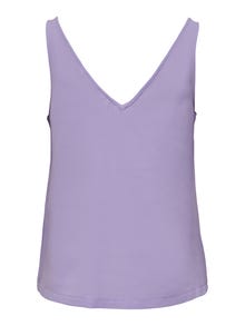 ONLY Regular Fit V-Neck Top -Lavender - 15230066