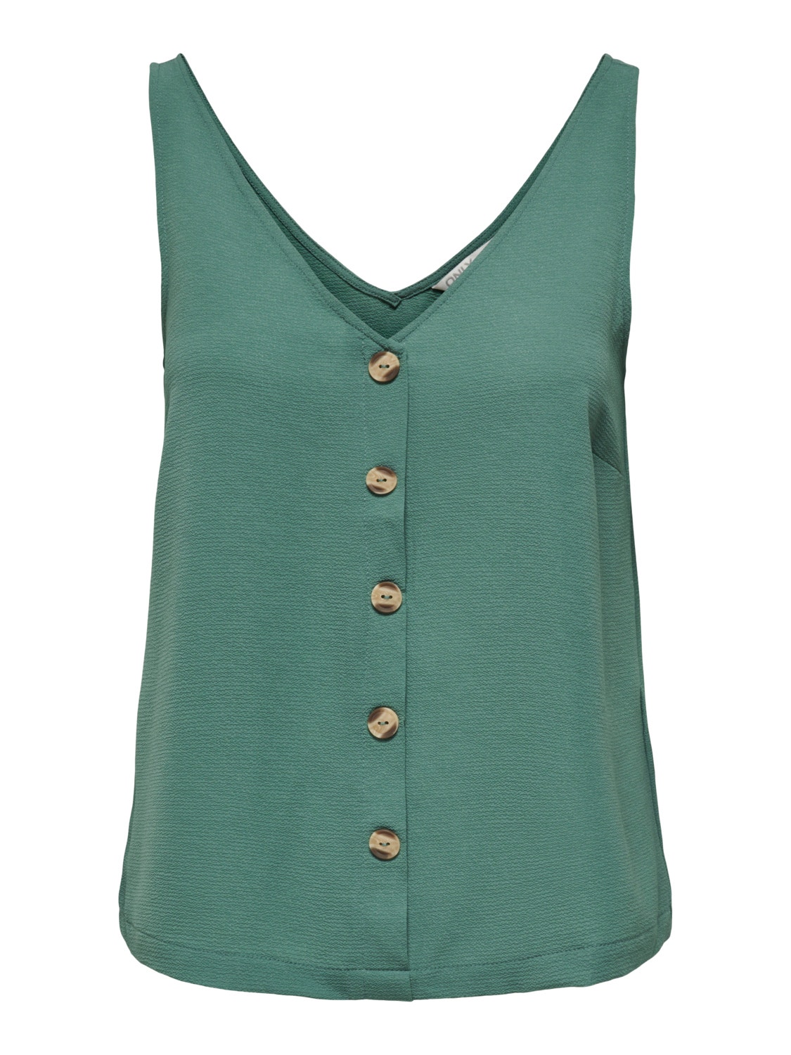 ONLY Button detail Top -Blue Spruce - 15230066