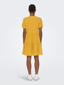 ONLY Regular fit V-Hals Korte jurk -Mango Mojito - 15230094