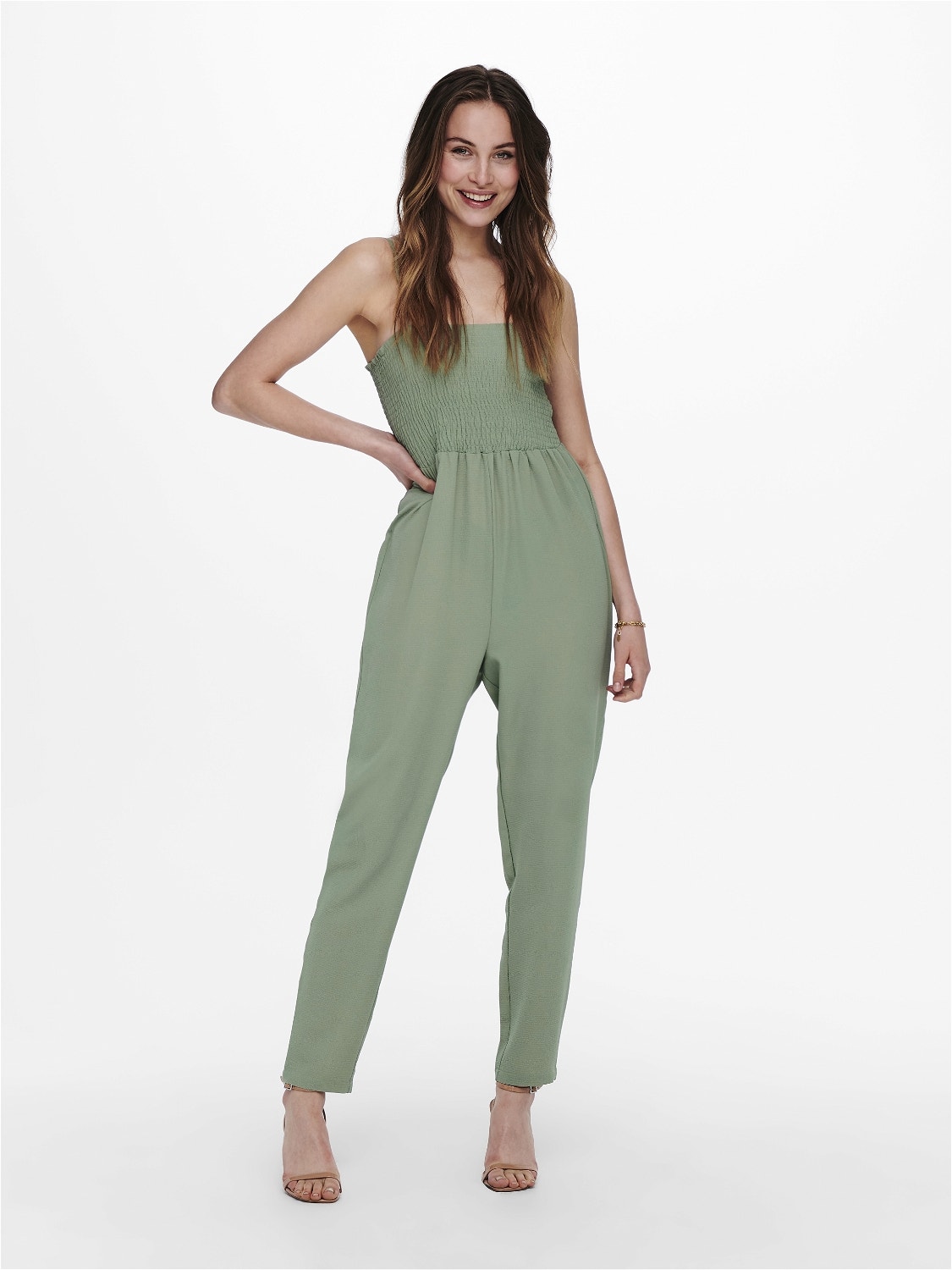 ONLY Smock Jumpsuit -Sea Spray - 15230108