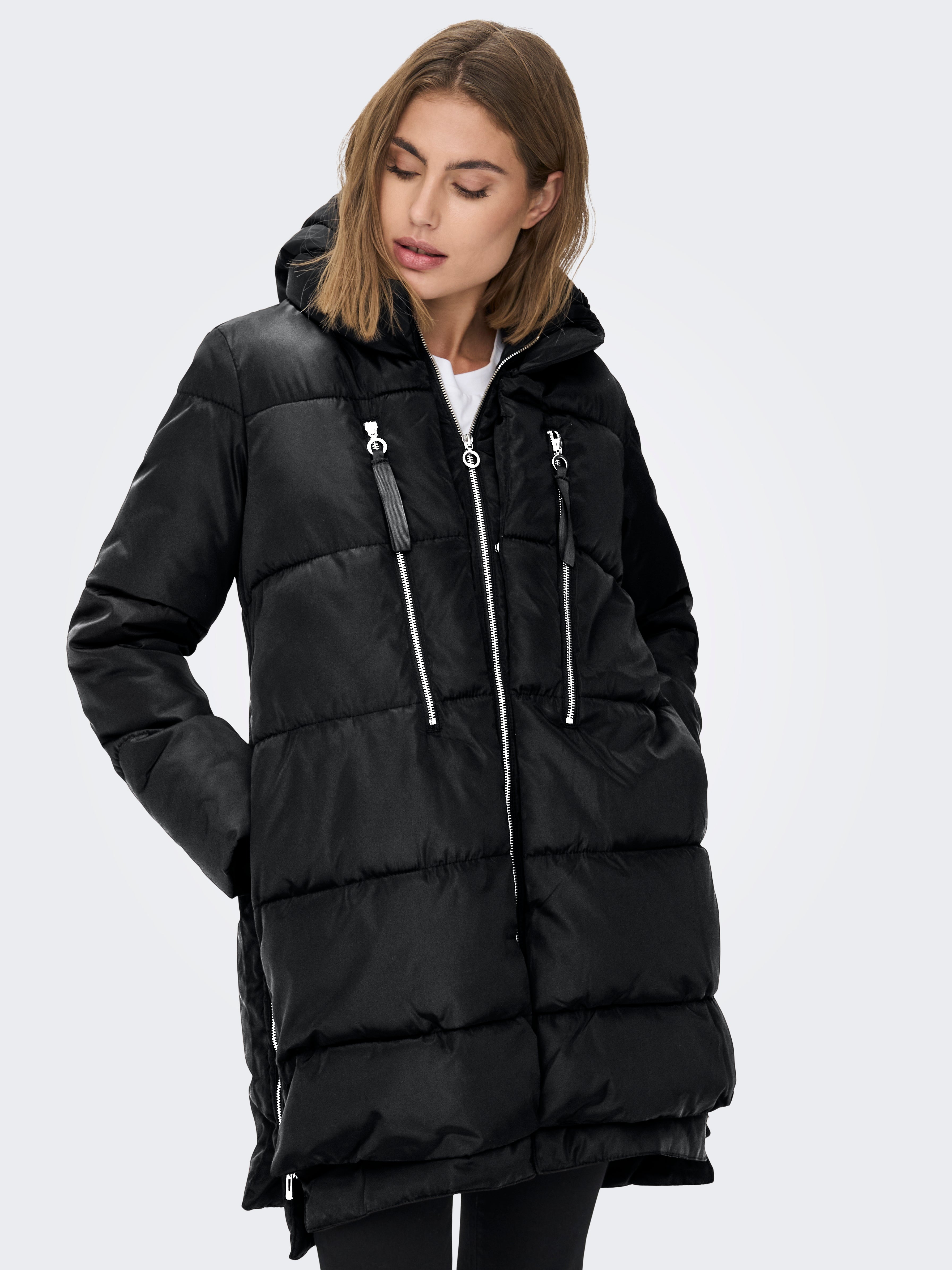 Long puffer Coat | Black | ONLY®