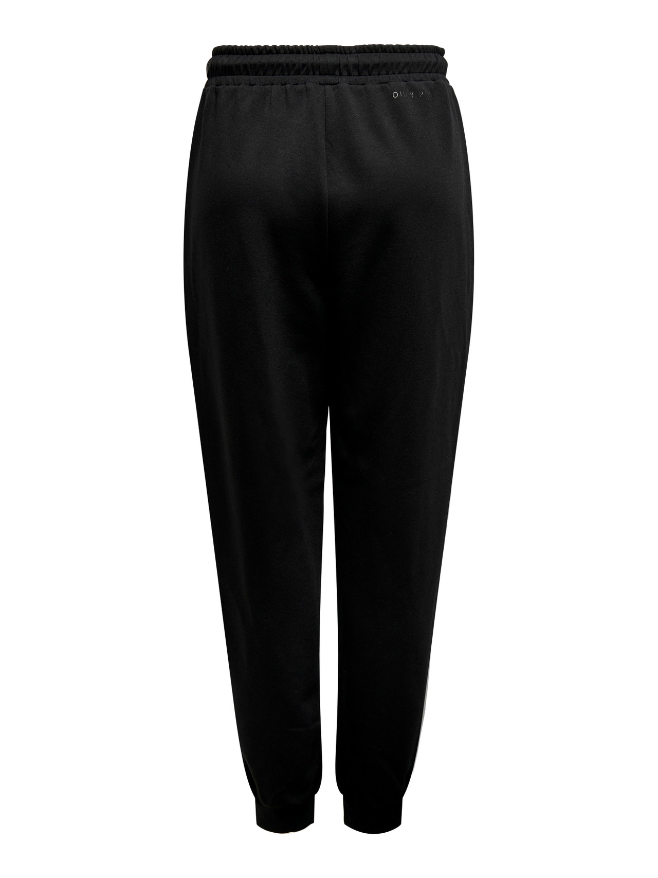 ONLY Pantalons Regular Fit Taille haute Bas ajustés -Black - 15230209