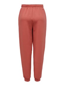 ONLY High waist training Sweatpants -Mineral Red - 15230209