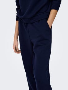 ONLY Regular Fit High waist Fitted hems Trousers -Maritime Blue - 15230209