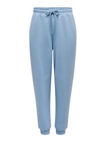 ONLY Normal geschnitten Hohe Taille Anliegende Bündchen Hose -Blissful Blue - 15230209