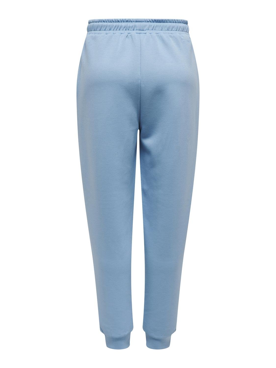 ONLY Normal geschnitten Hohe Taille Anliegende Bündchen Hose -Blissful Blue - 15230209