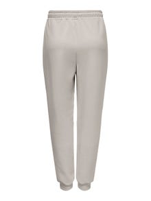 ONLY Pantalons Regular Fit Taille haute Bas ajustés -Pumice Stone - 15230209