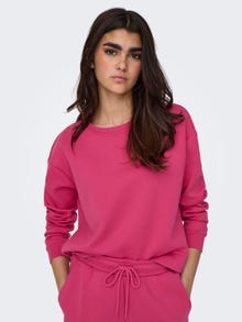 ONLY Sporty Sweatshirt -Raspberry Sorbet - 15230217
