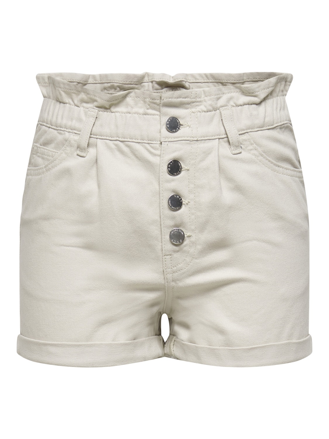 ONLY Baggy fit Omvouwbare zomen Shorts -Moonbeam - 15230253