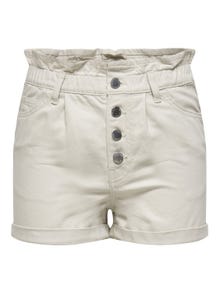ONLY Baggy fit Omvouwbare zomen Shorts -Moonbeam - 15230253