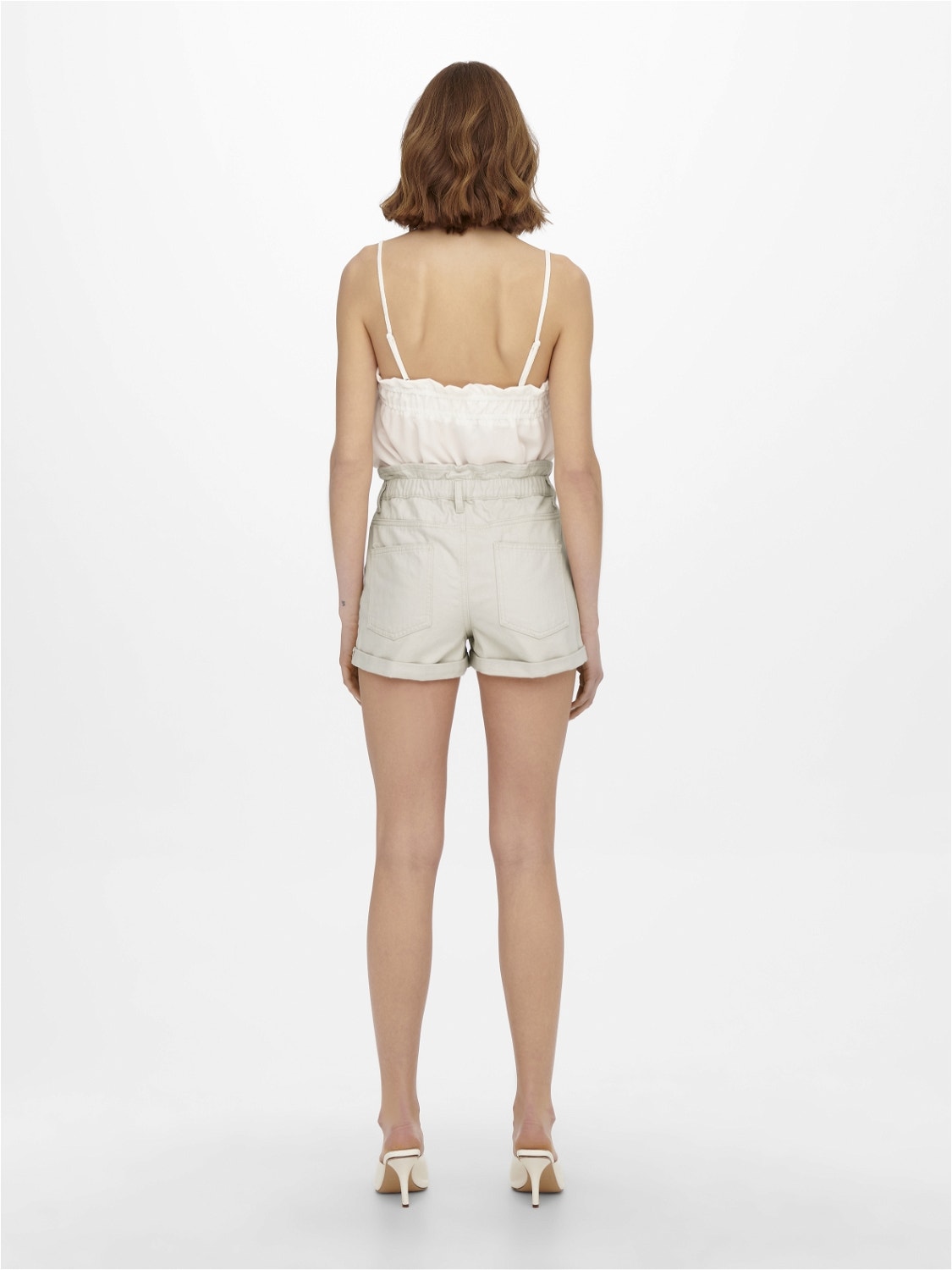 ONLY Paperbag Shorts -Moonbeam - 15230253