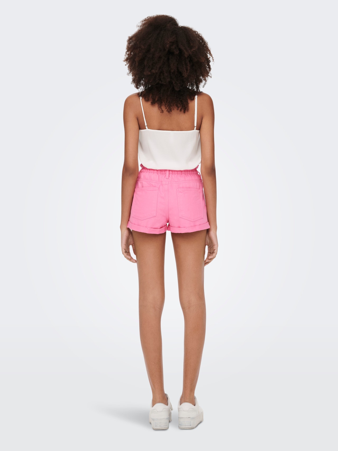 ONLY Baggy fit Omvouwbare zomen Shorts -Sachet Pink - 15230253