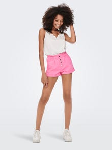 ONLY Paperbag-sydda Shorts -Sachet Pink - 15230253