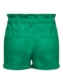 ONLY Paperbag-sydda Shorts -Simply Green - 15230253