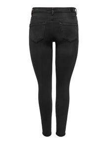 ONLY ONLWauw Mid Jean skinny -Washed Black - 15230459