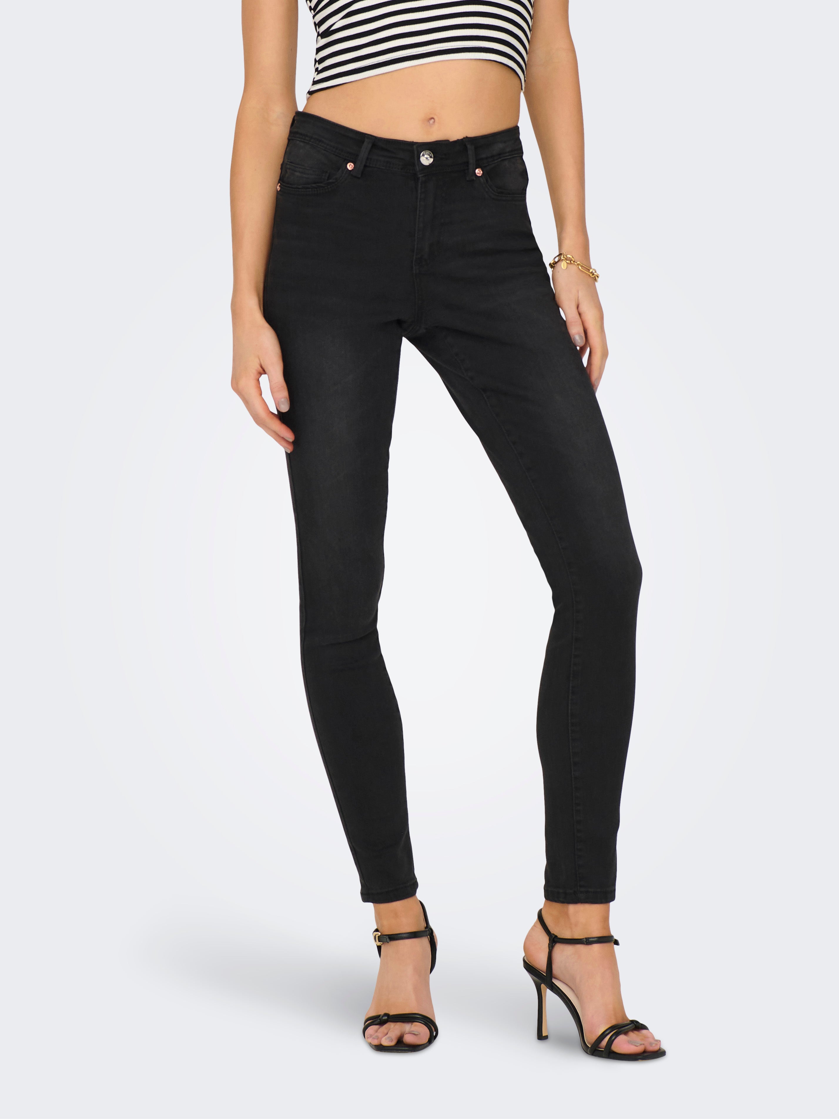 Thumbnail - Onlwauw Mittlere Taille Skinny Fit Jeans