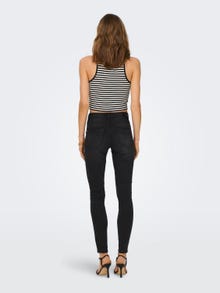 ONLY Jeans Skinny Fit Taille moyenne -Washed Black - 15230459