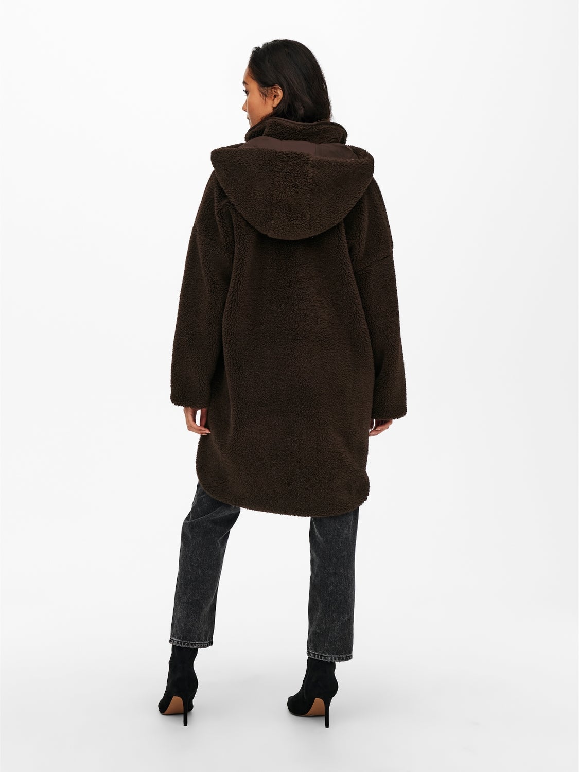 red sherpa jacket
