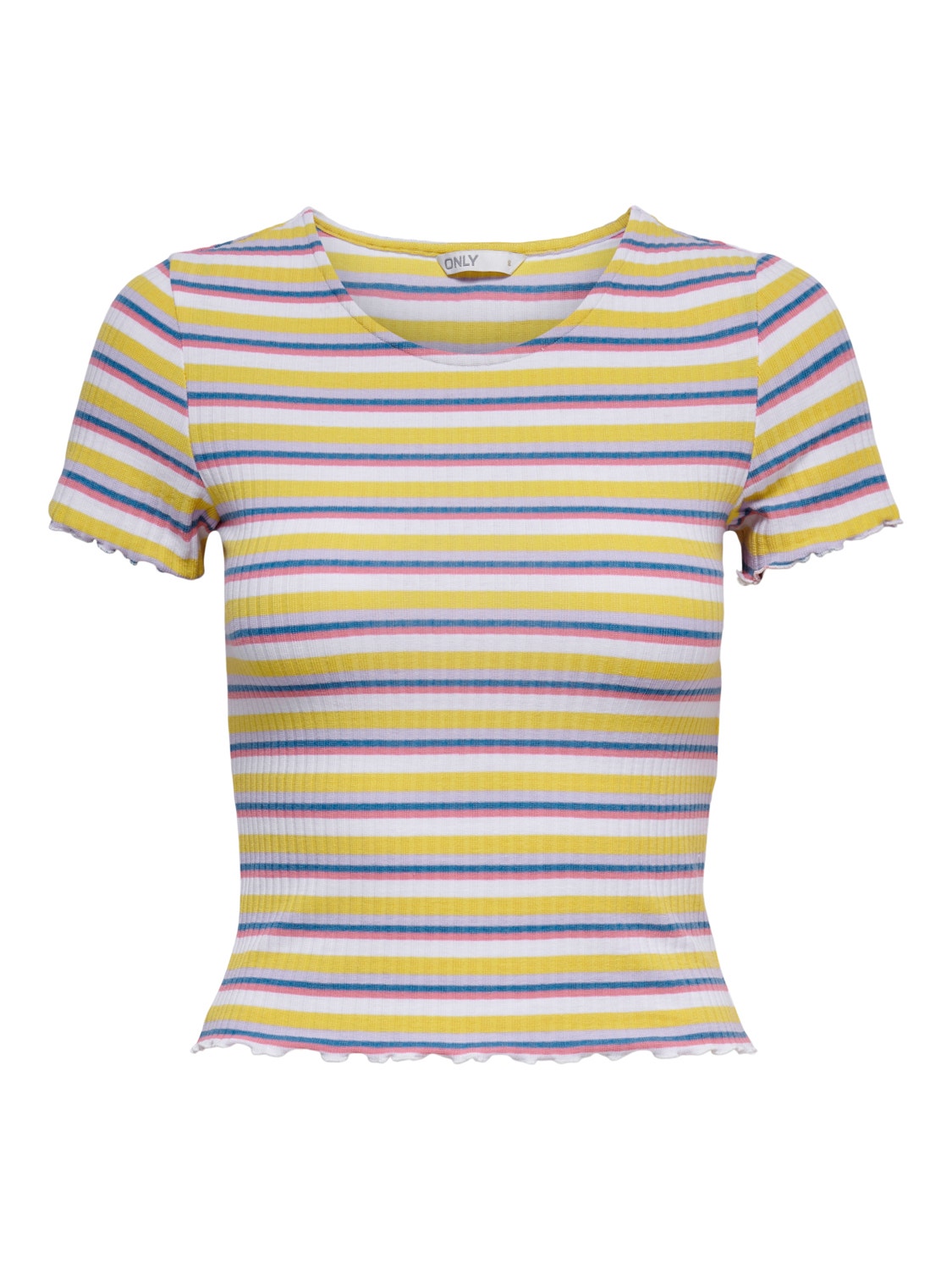 ONLY T-shirts Regular Fit Col rond -Goldfinch - 15230515