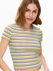 ONLY Normal geschnitten Rundhals T-Shirt -Goldfinch - 15230515