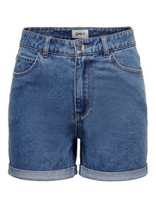 ONLY ONLVega life hw mom Shorts -Medium Blue Denim - 15230571