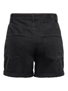 ONLY OnlVega life hw mamma Shorts -Black Denim - 15230571