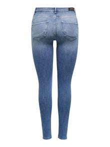 ONLY Skinny fit Mid waist Jeans -Medium Blue Denim - 15230607