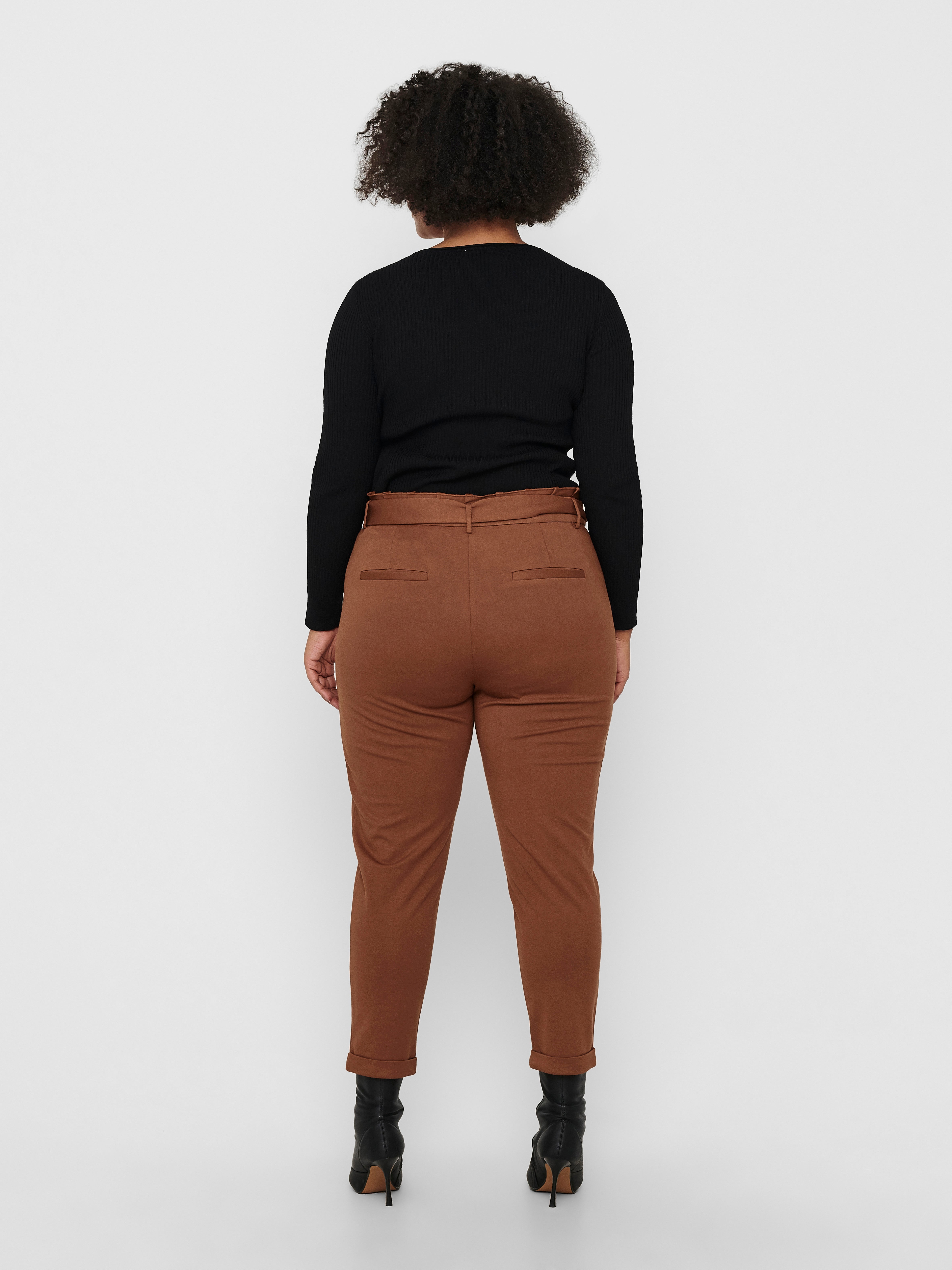 ELOQUII Elements Women's Plus Size Slim Faux Leather Pant With Tie -  Walmart.com