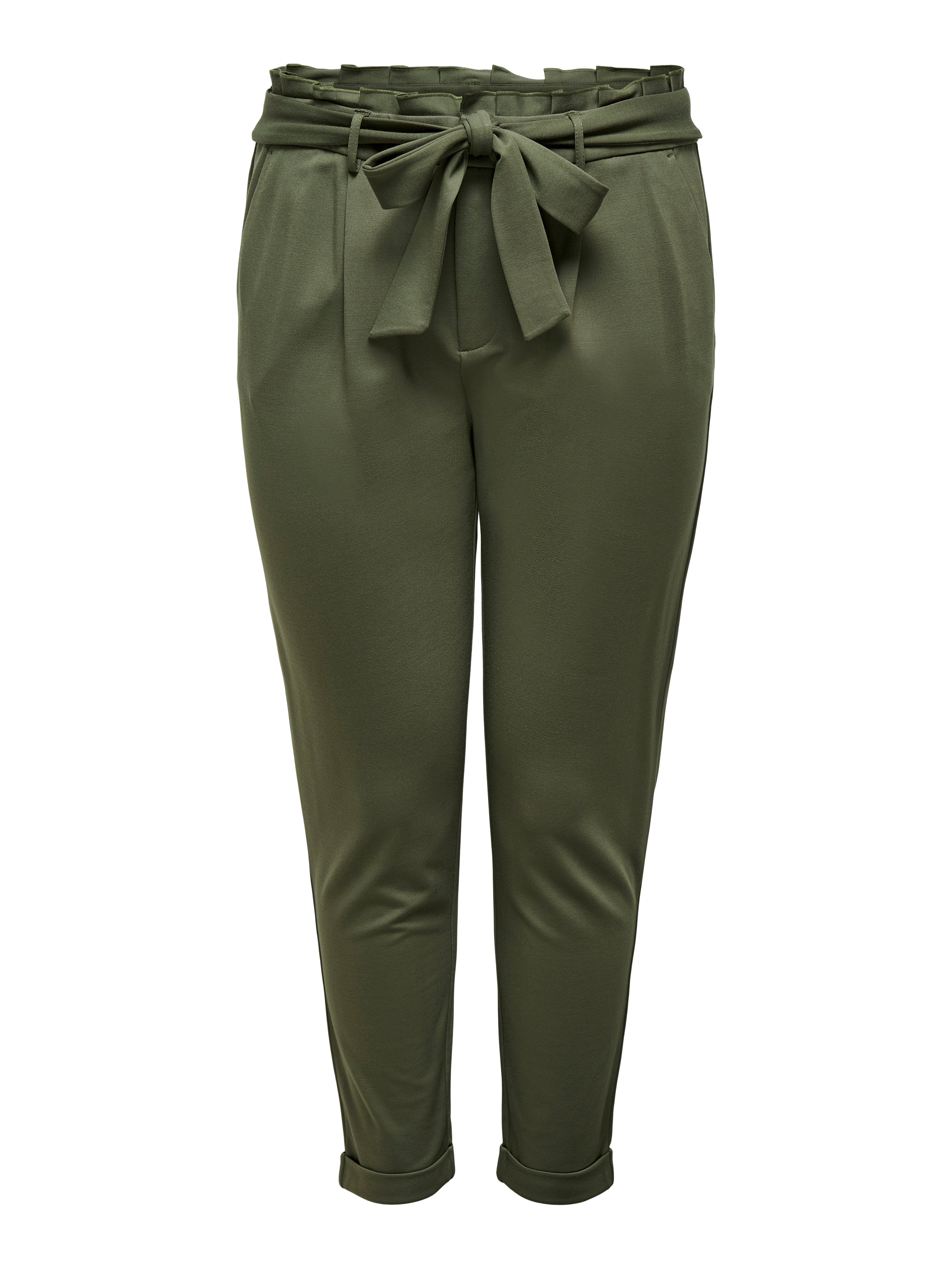 Khaki green paperbag on sale trousers