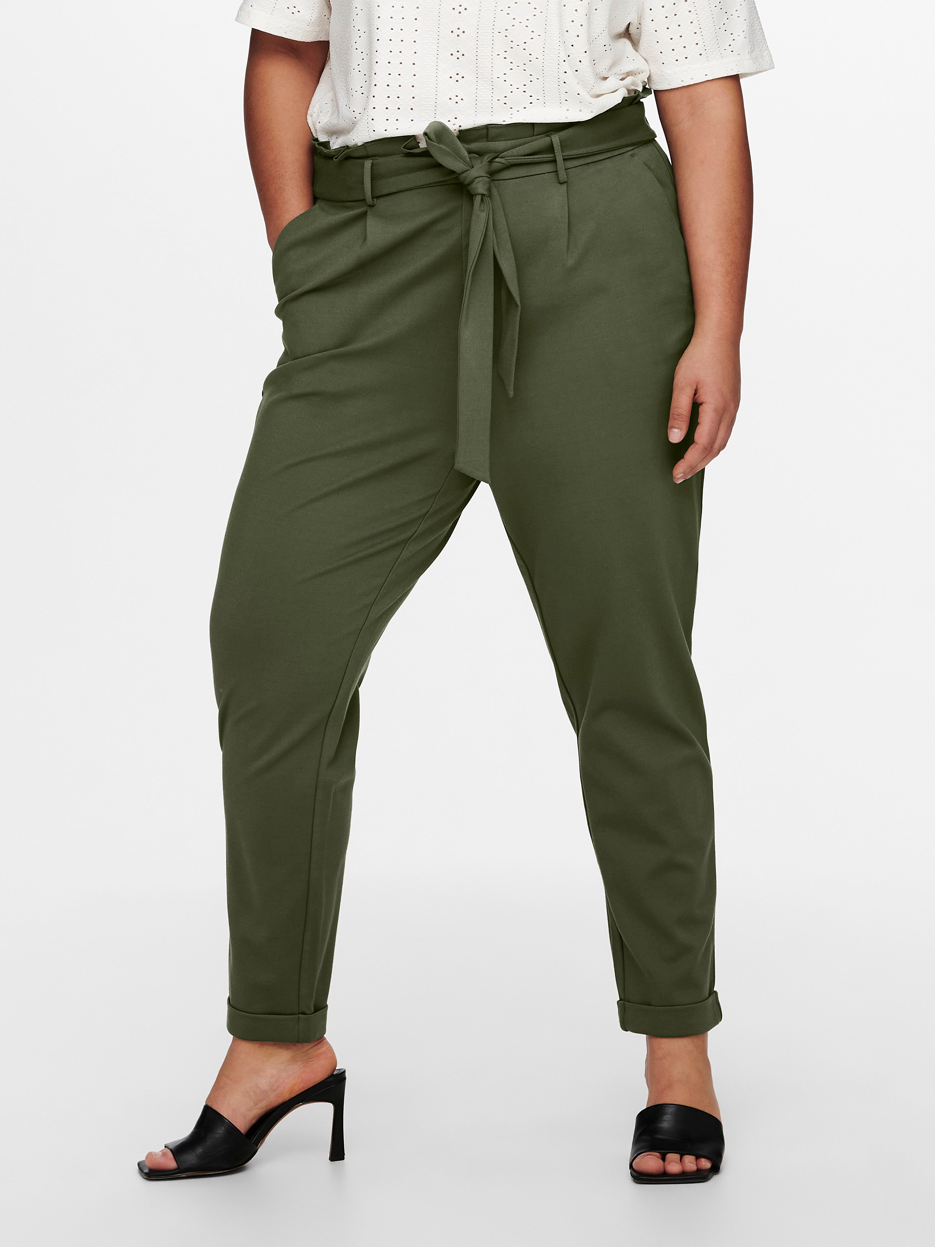 Paperbag sales pants green